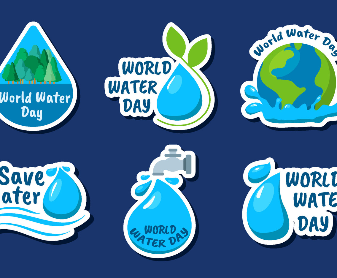 World Water Day Sticker Collection