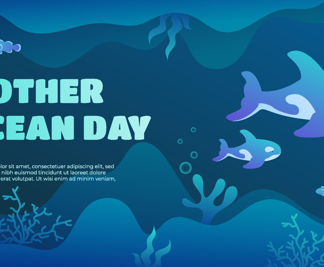 Mother Ocean Day Background