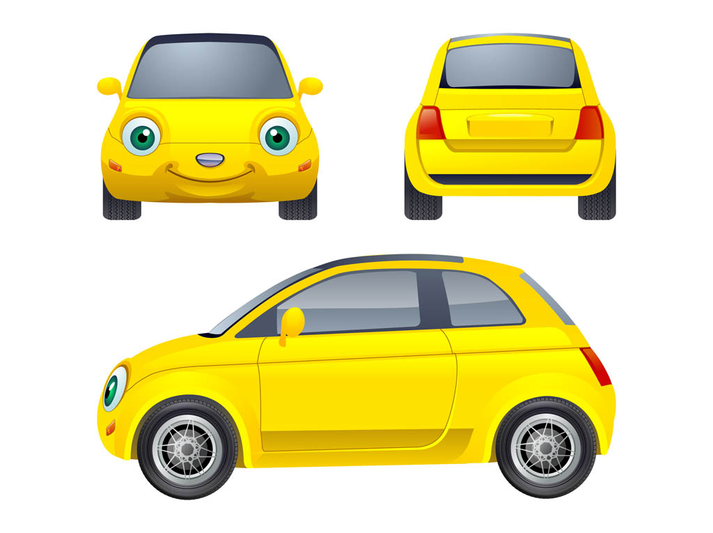 Cartoon Car Character Vector Art & Graphics 