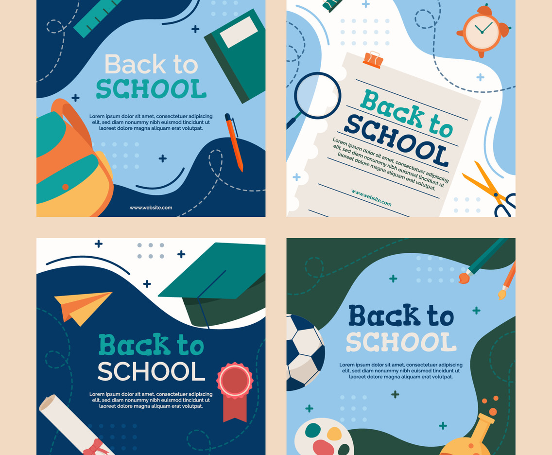 Back to School Social Media Post Template