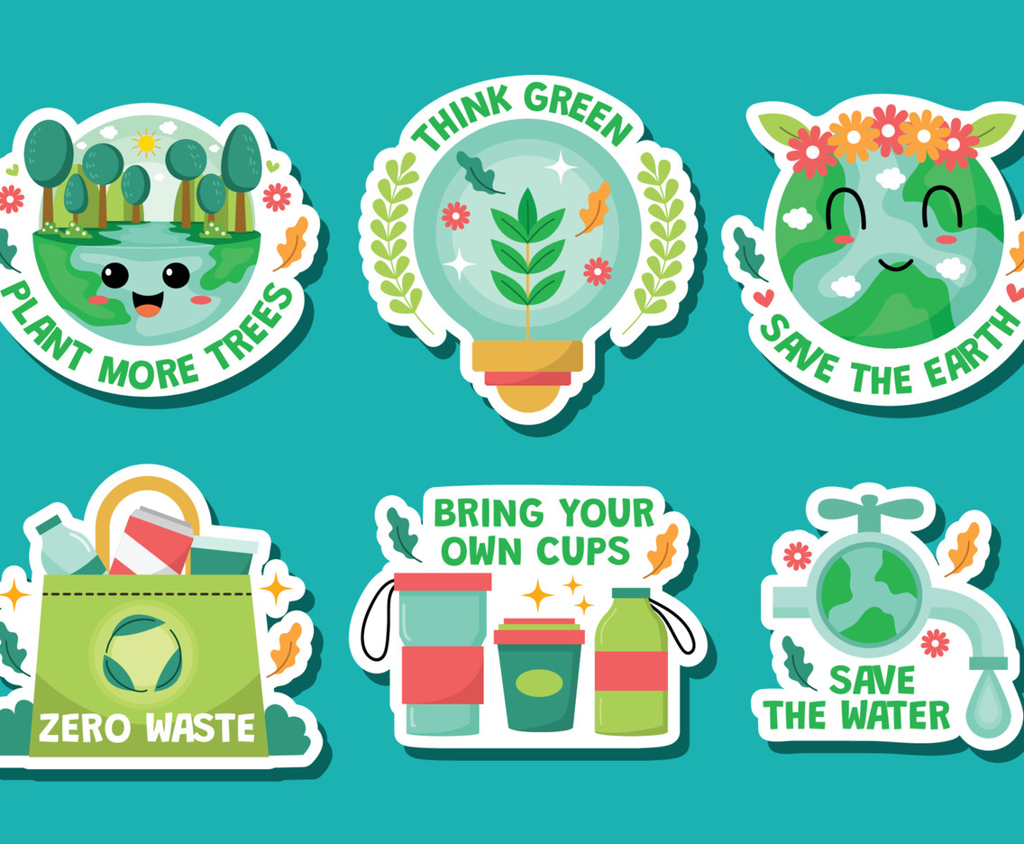 Earth Day Sticker Set