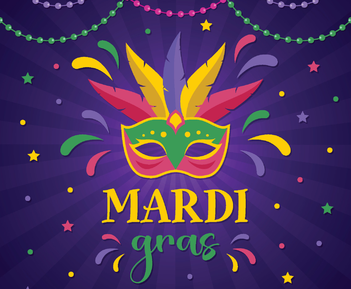 Mardi Gras Festivity Illustration