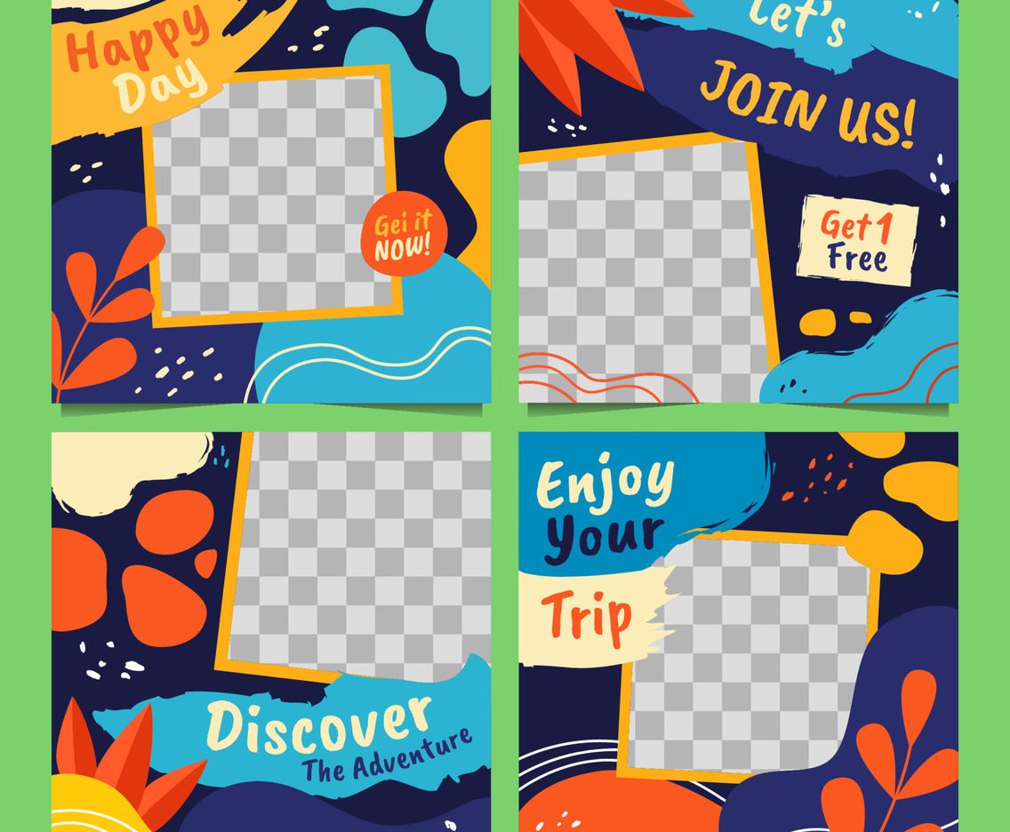 Set of Social Media Template