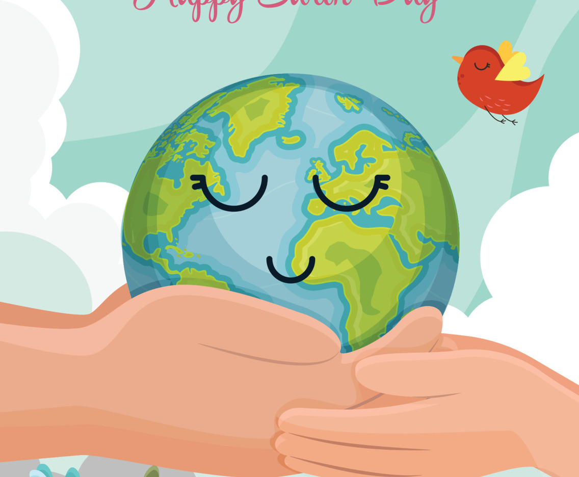 Love Our Nature Concept Celebrate Earth Day