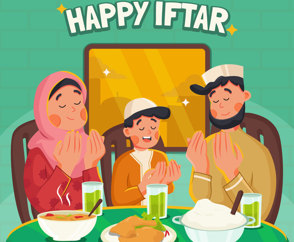 Ramadhan Sahur and Iftar With Family Muslim