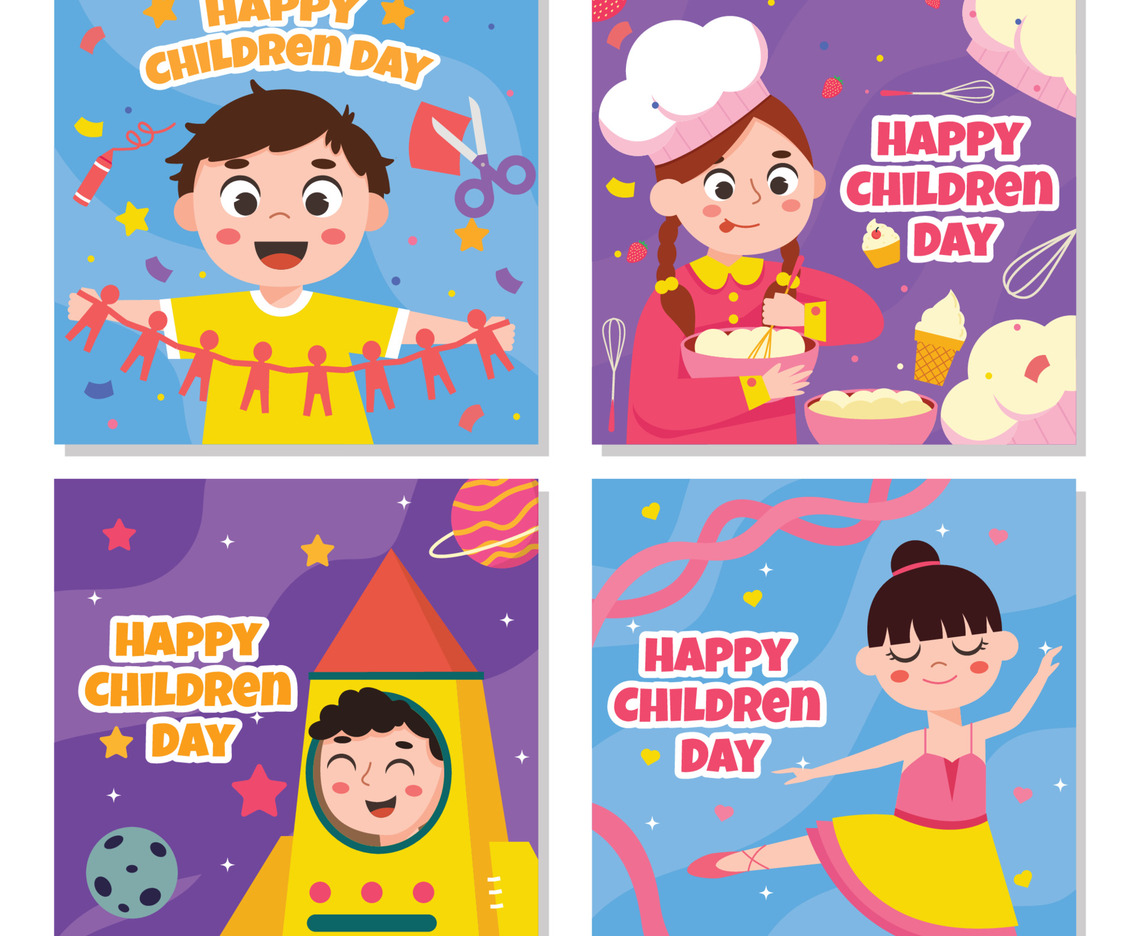 Children's Day Social Media Template