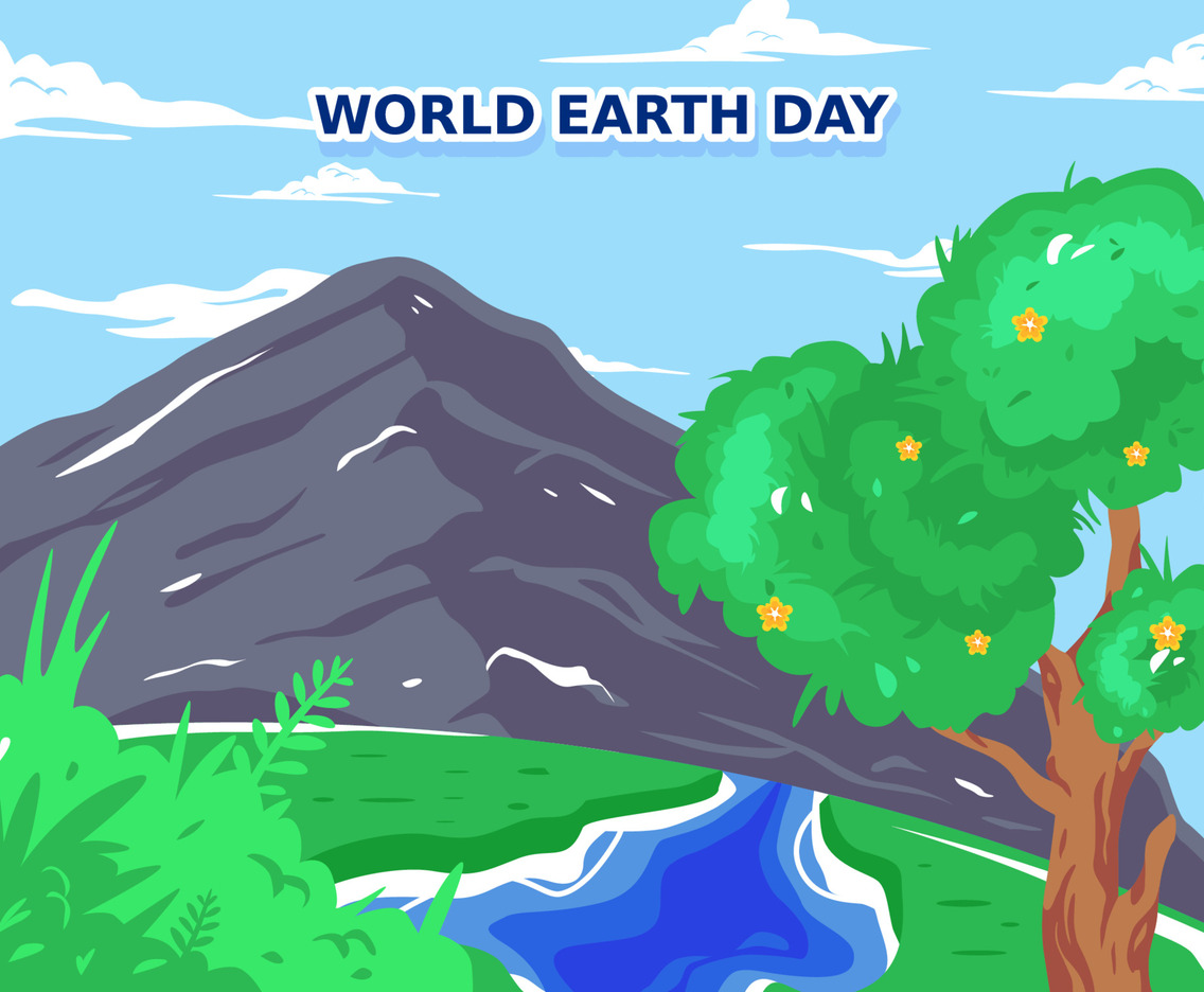 World Earth Day Background Template