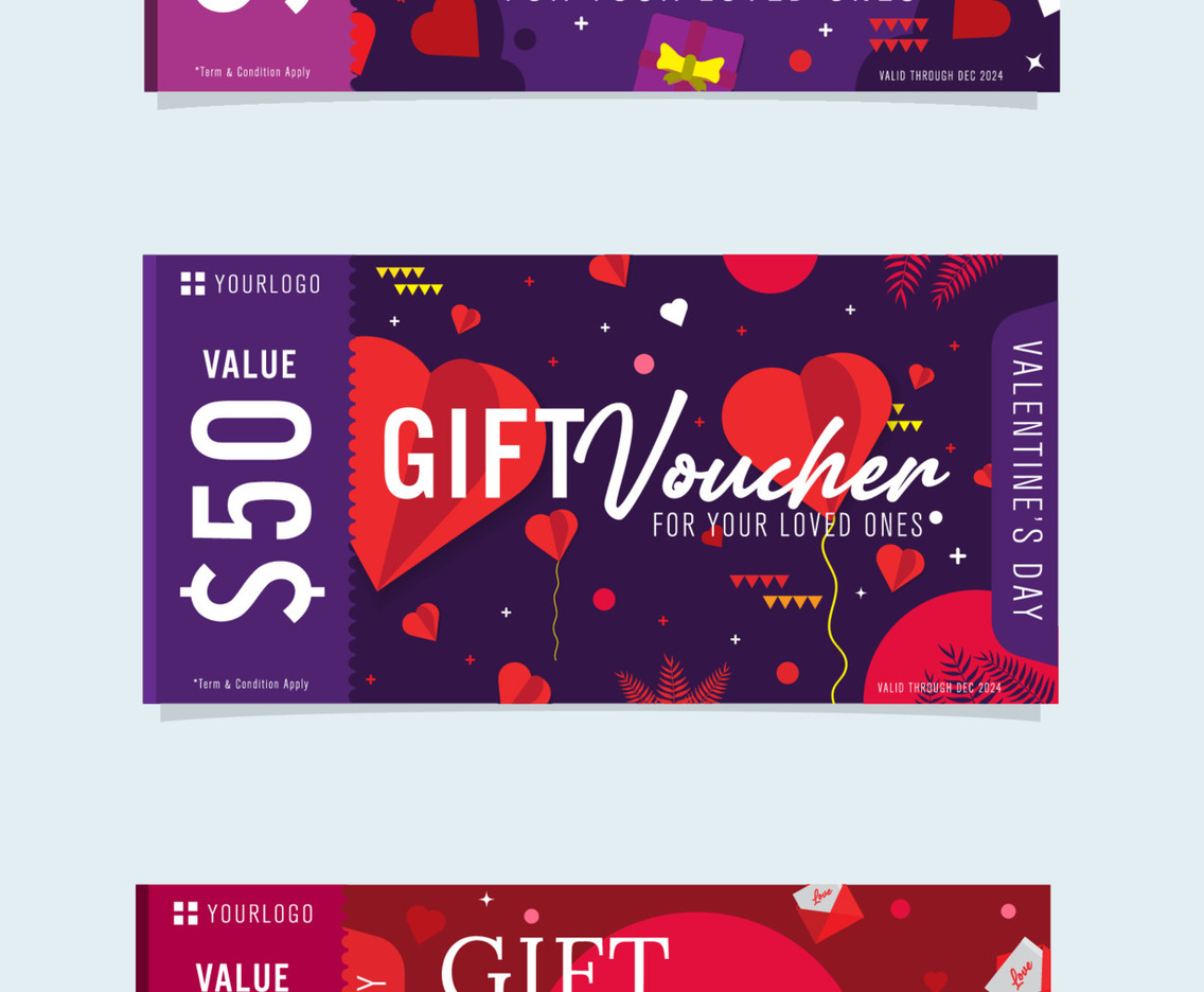 Valentine Vouchers Collection