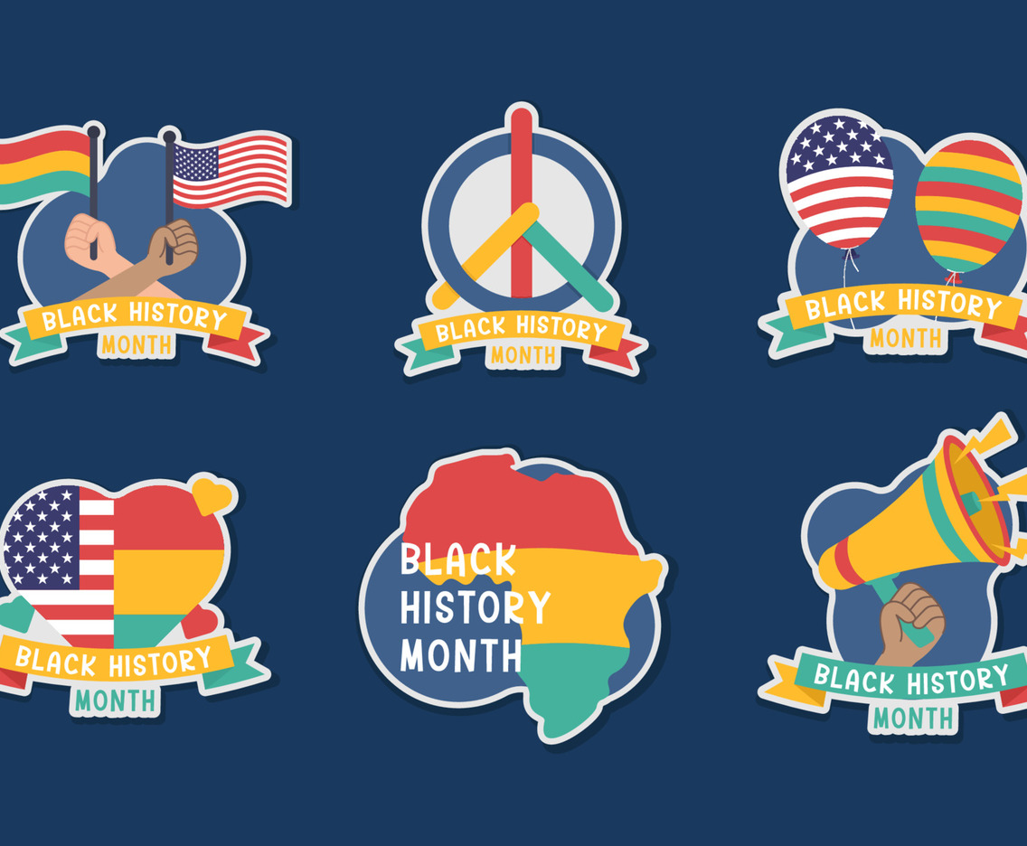Black History Month Sticker Set