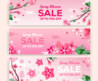 Cherry Blossom Season Sale Banner Template