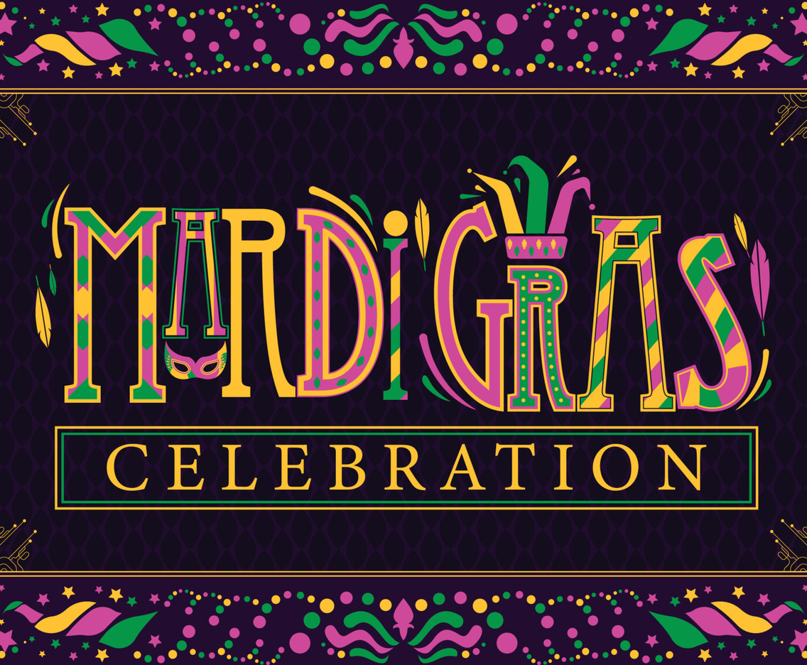 Mardi Gras Typography Concept