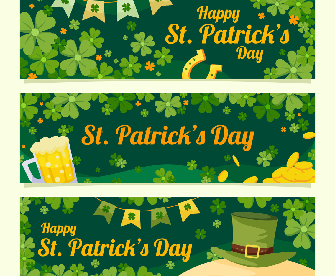 Saint Patrick Day Festival Banner