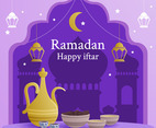 Ramadan Happy Iftar Background