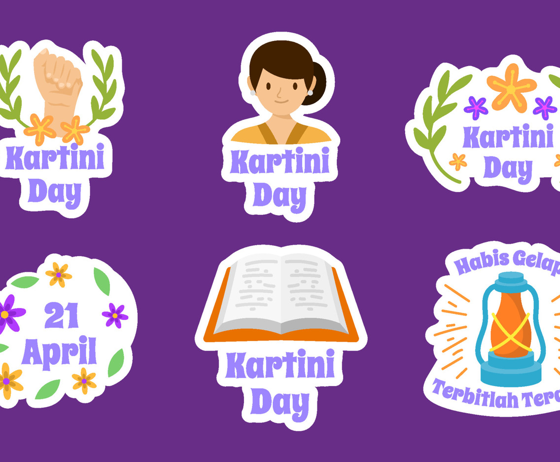 Kartini Day Festivity Sticker Collection