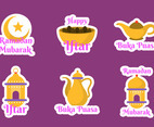 Ramadan Month Iftar Sticker Collection