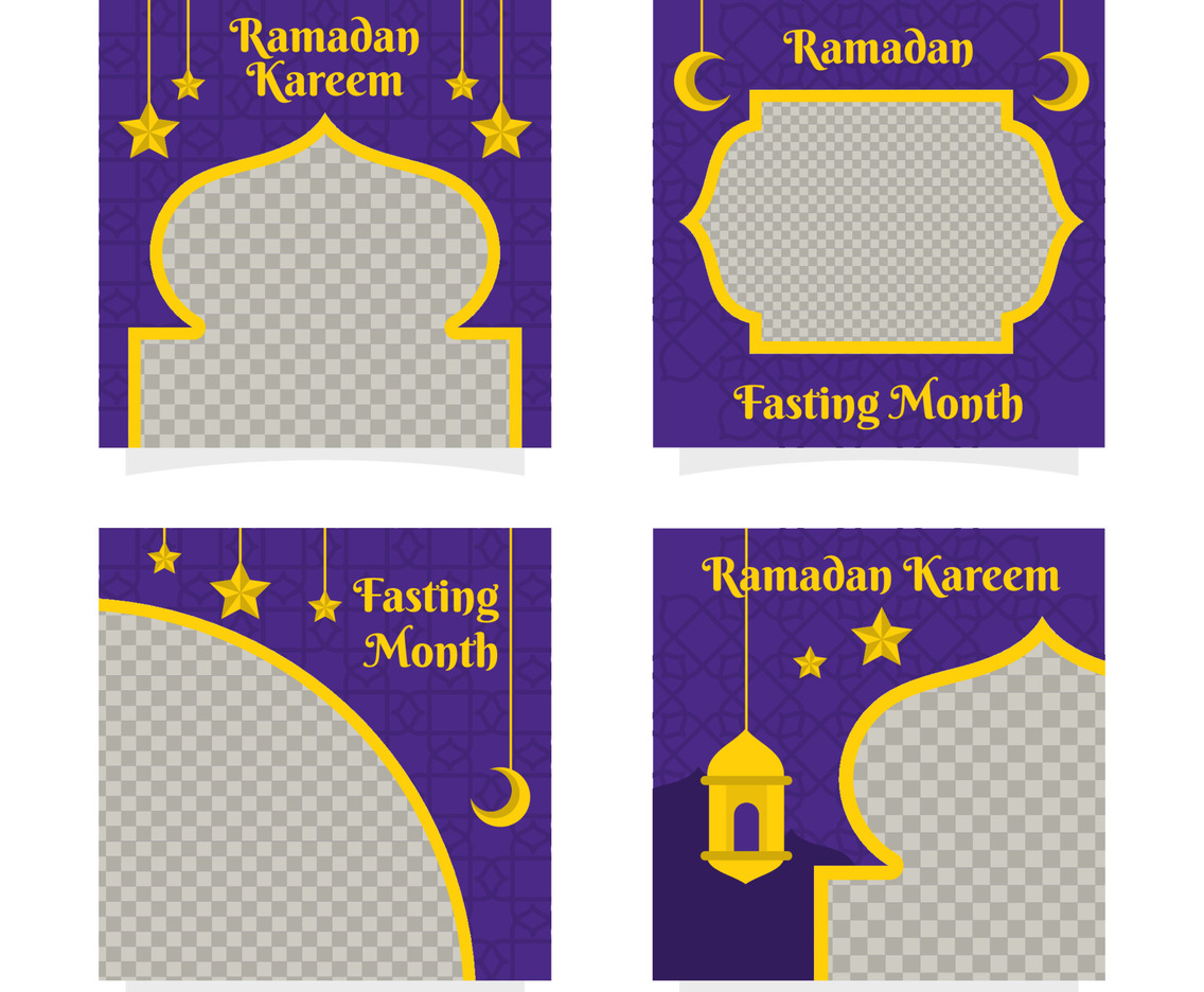 Ramadan Fasting Month Social Media Template Collection