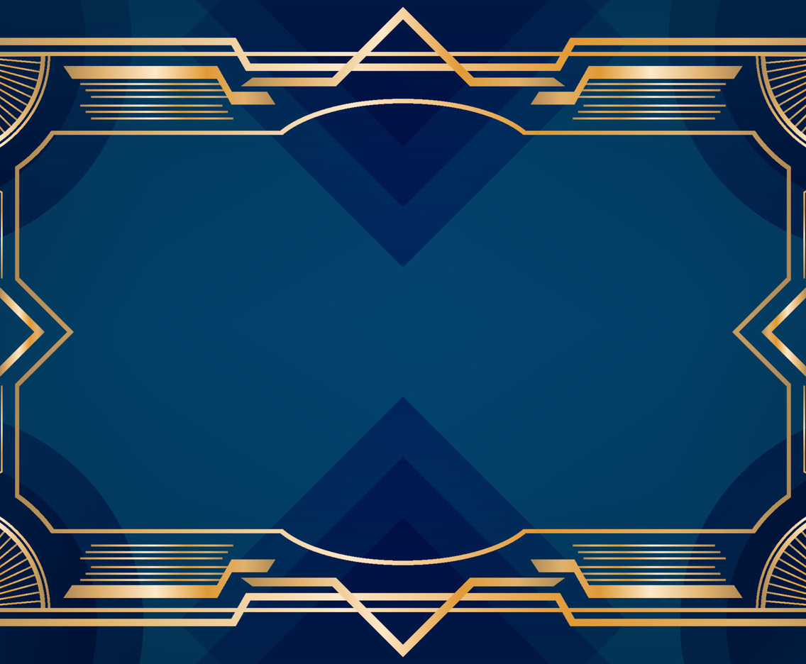 Blue Art Deco Inspired Background