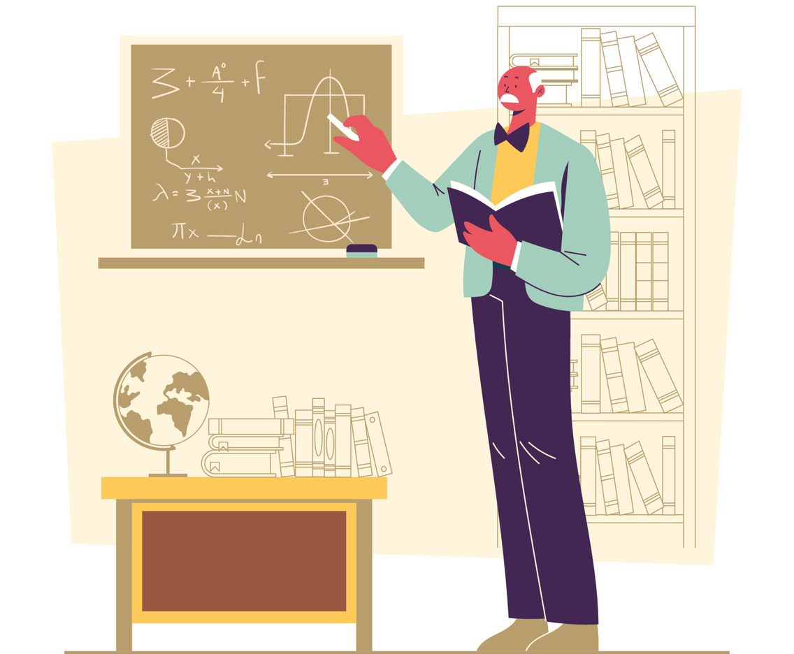 Professor Teacher Concept
