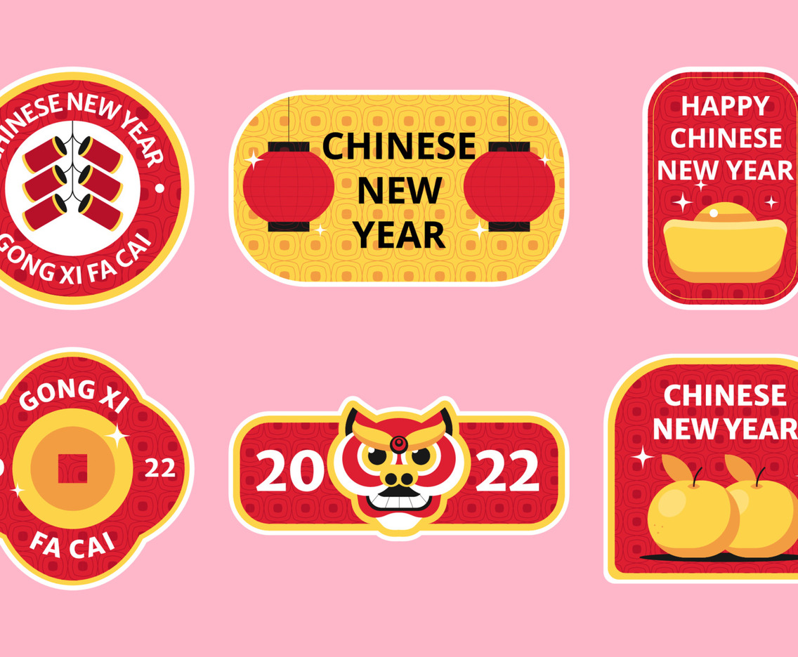 Chinese New Year Label Collection