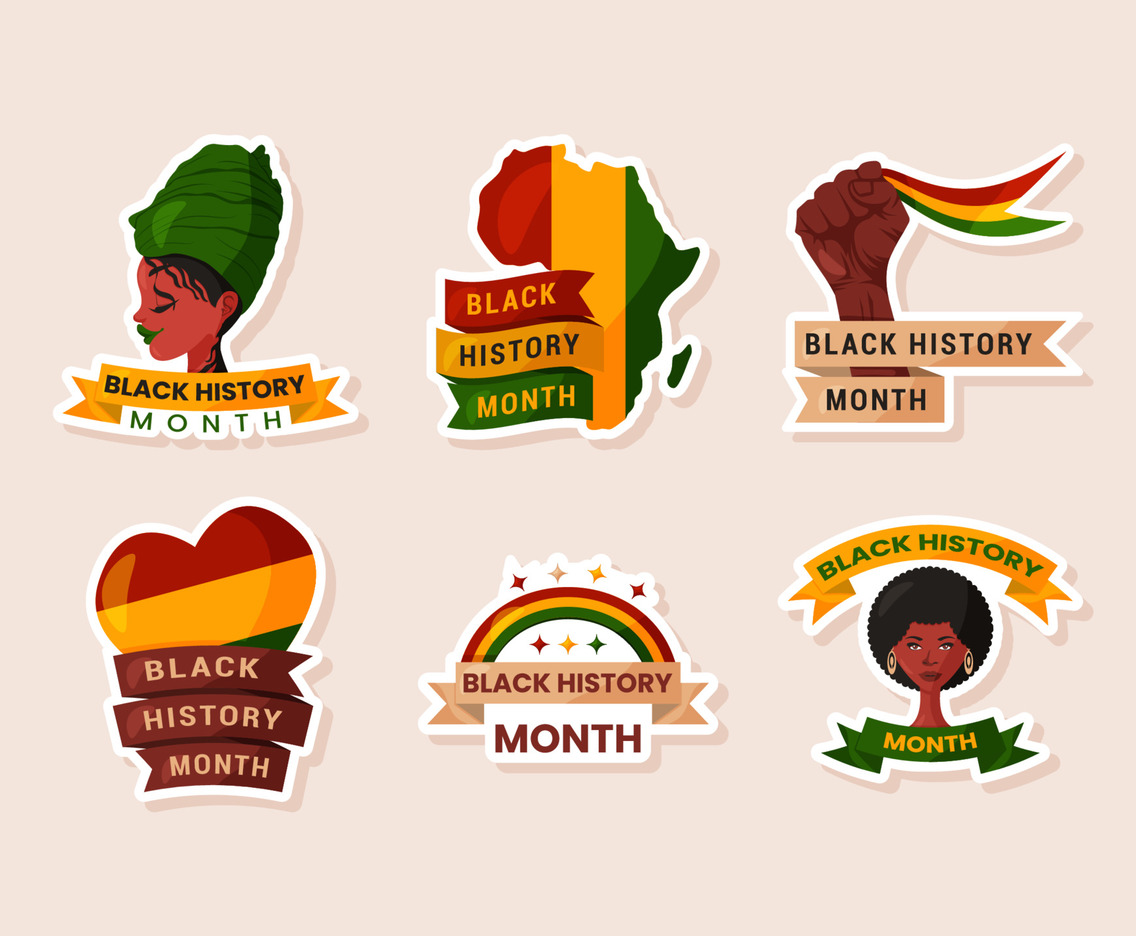 Black History Month Sticker Set