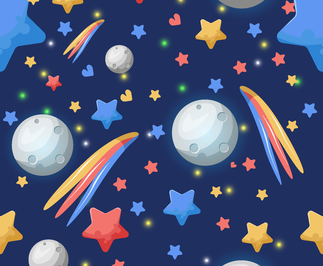 Luxury Seamless Pattern Star Concept