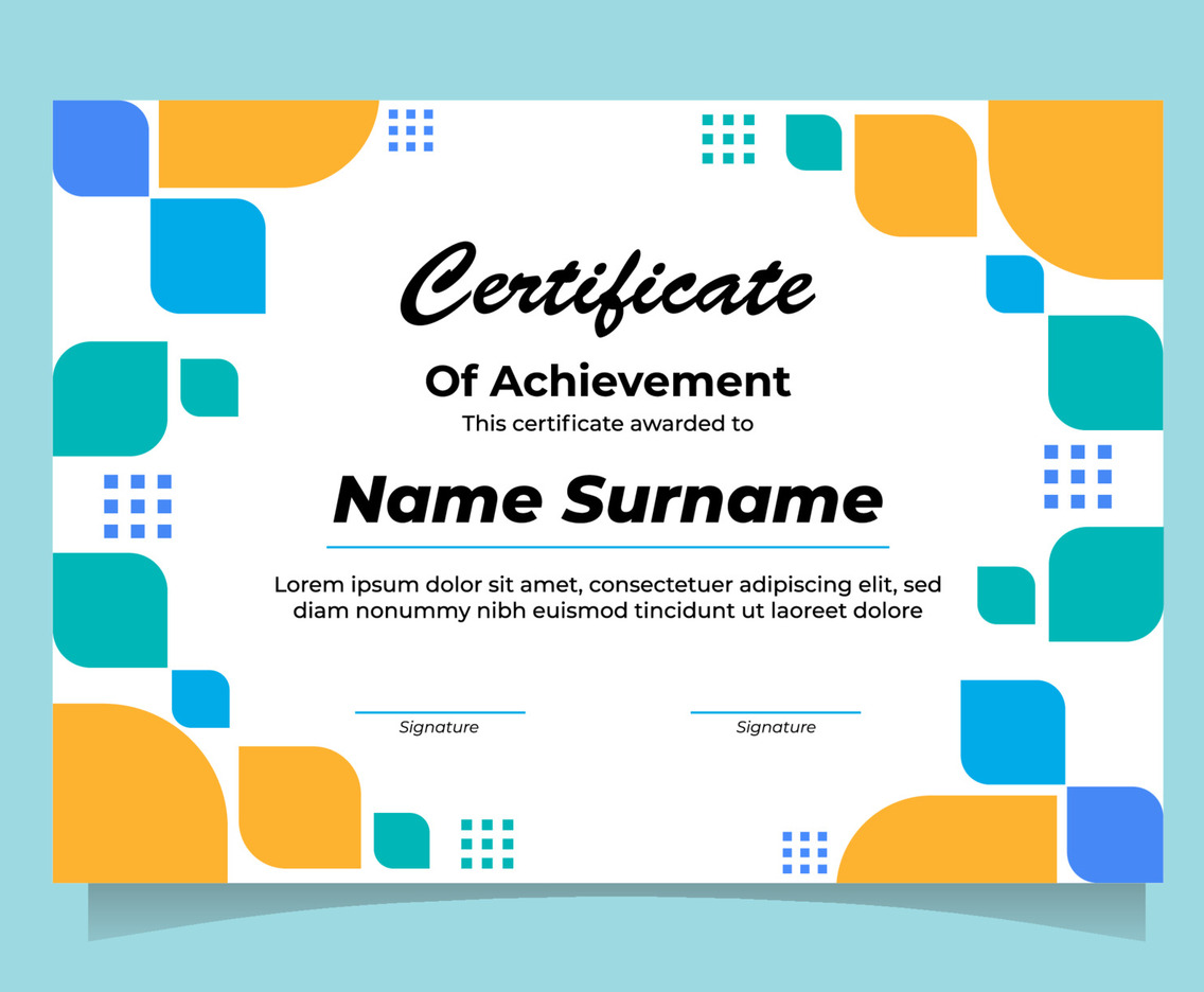 Certificate Template General