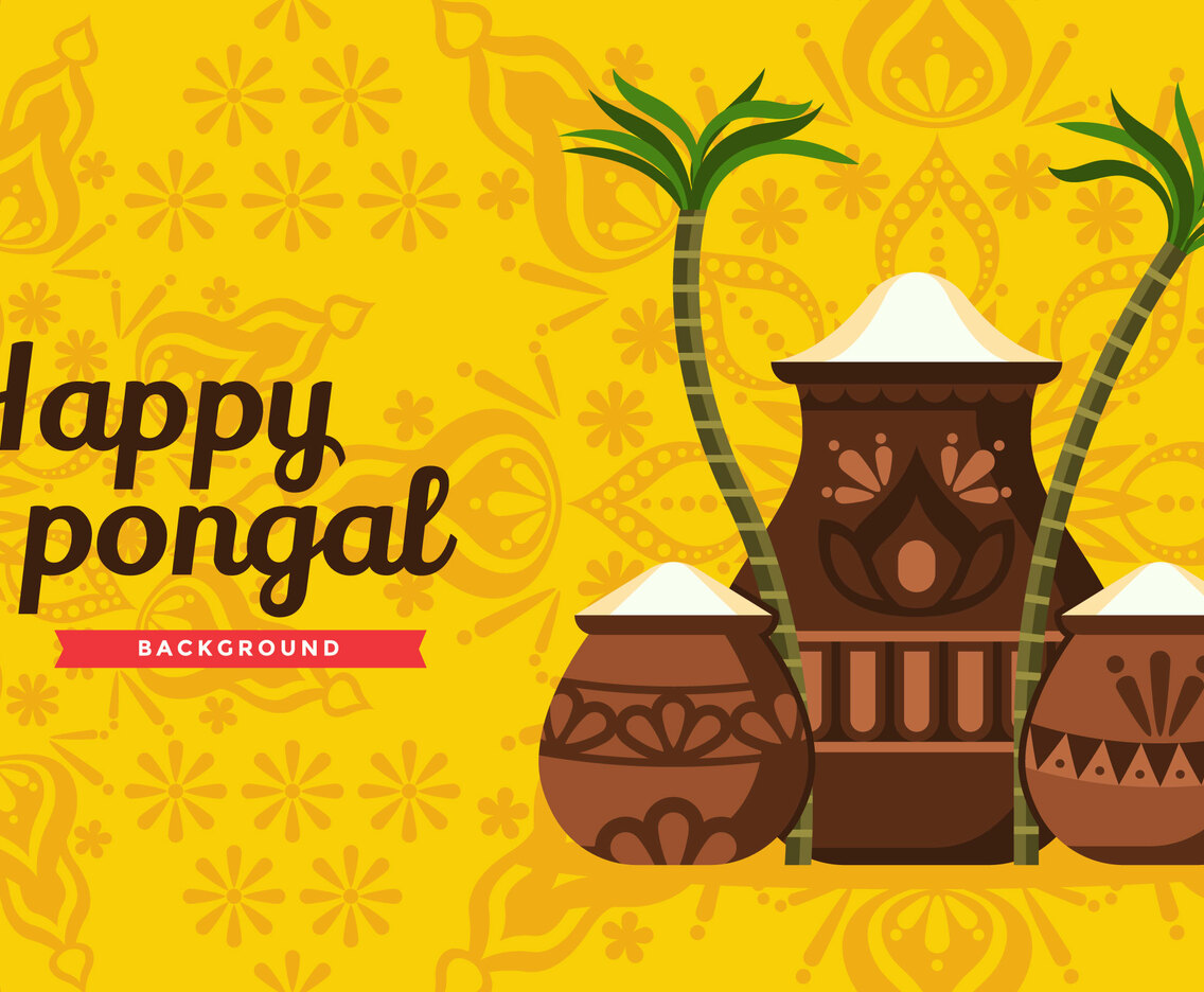 Pongal Background Concept