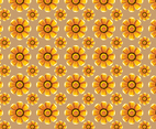 Sunflowers Vector Pattern