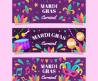 Mardi Gras Carnival Banner Collection