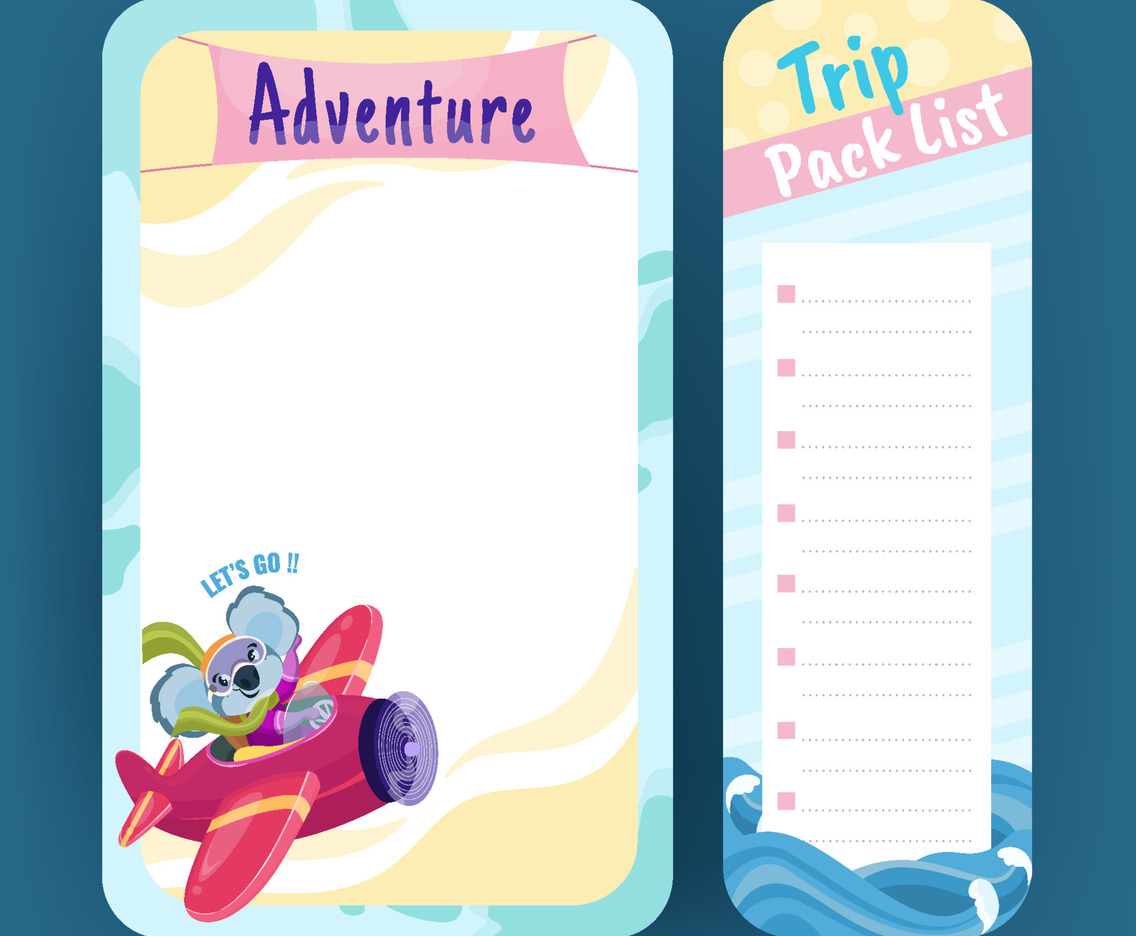 Trip Pack List Template