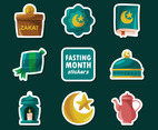 Ramadhan Fasting Month Doodle Sticker Collection