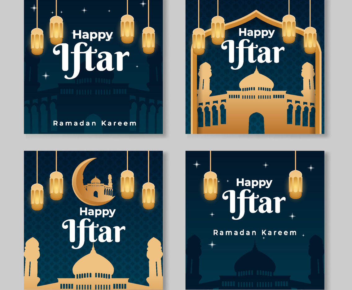Iftar Party Social Media Set Template