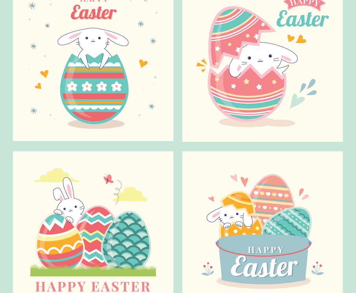 Easter Bunny Greeting Cards
