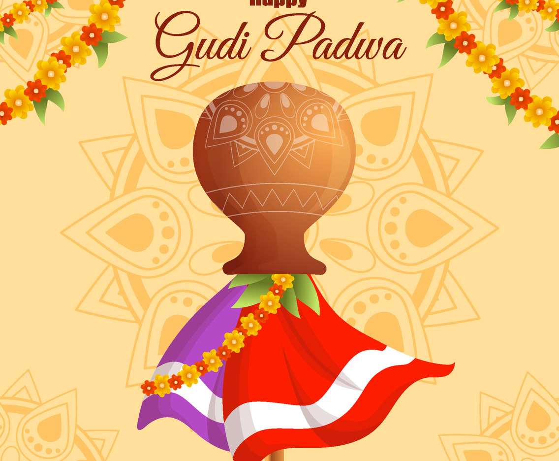 Happy Gudi Padwa Background