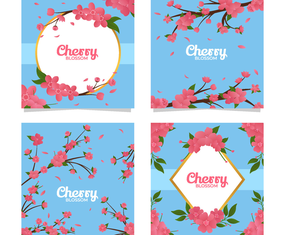 Cherry Blossom Card Collection