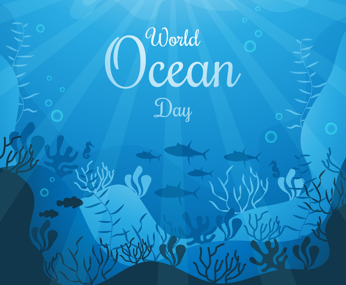 World Ocean Day Background