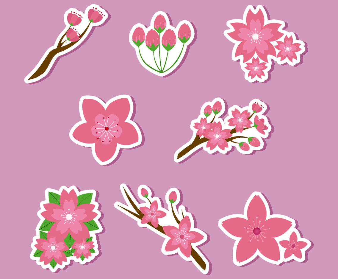 Cherry Blossom Sticker
