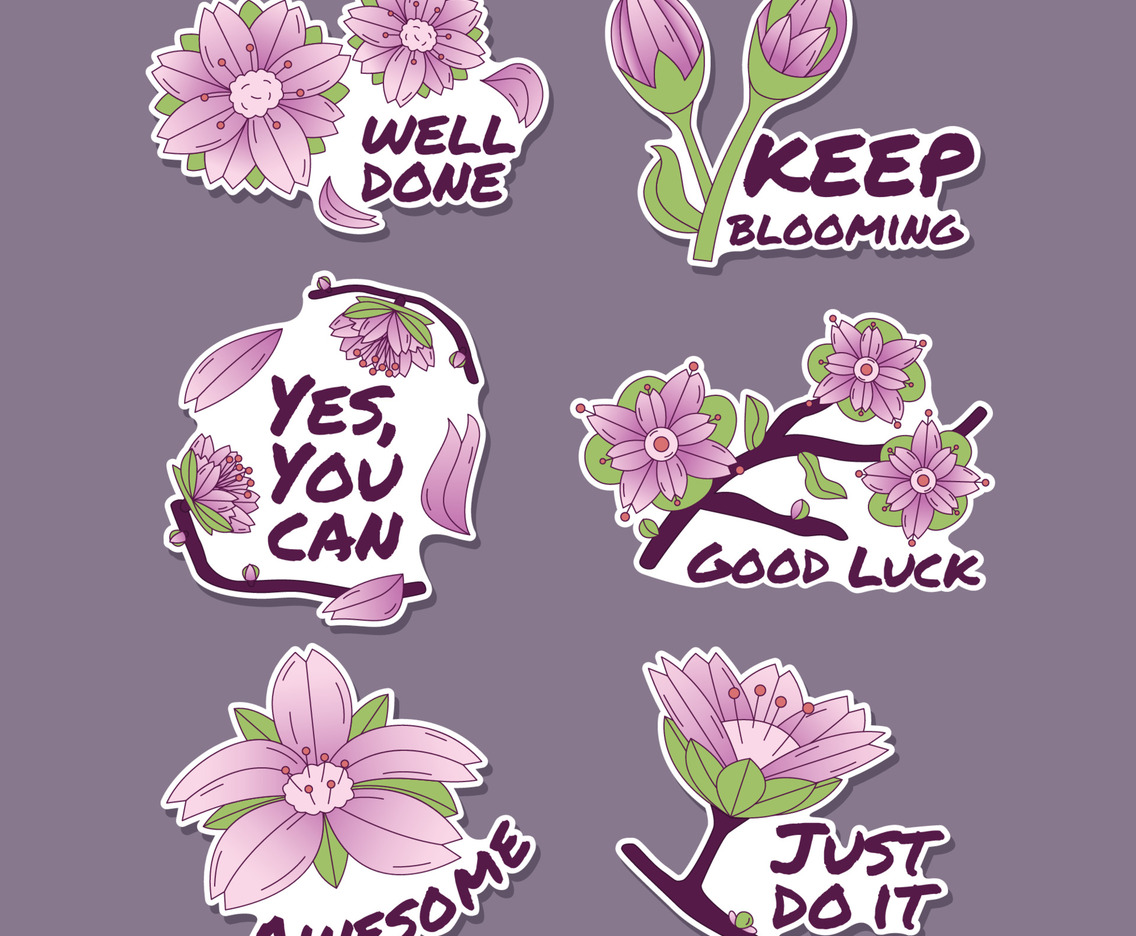 Cherry Blossom Journaling Sticker