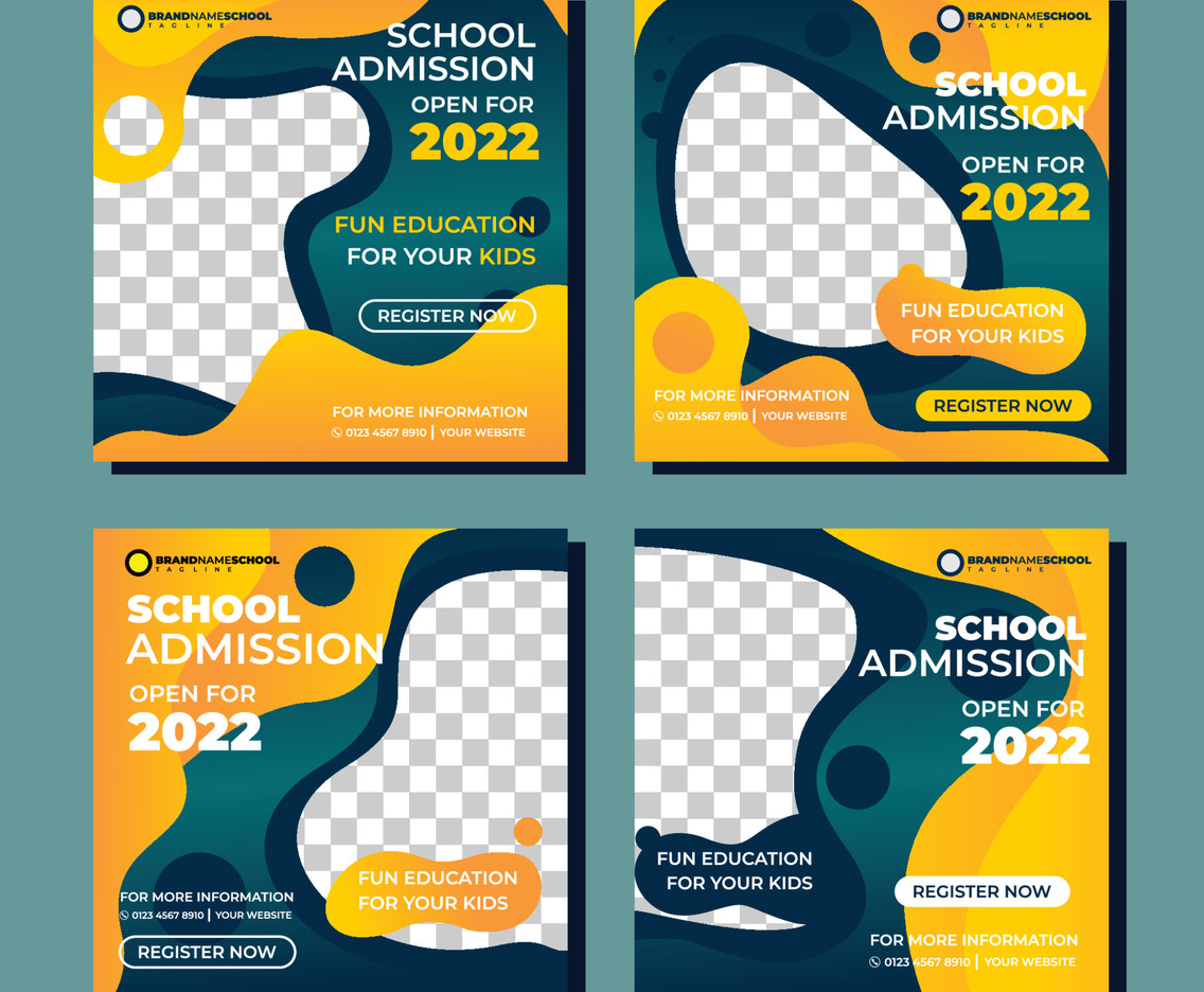 School Admission Announcement Templates