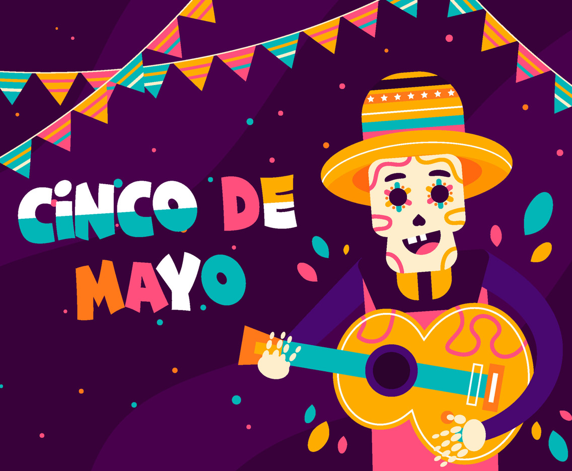 Flat Design Cinco De Mayo Event Day