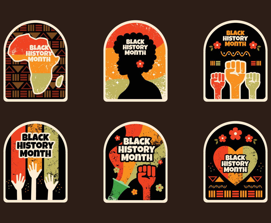 Black History Month Sticker Collection