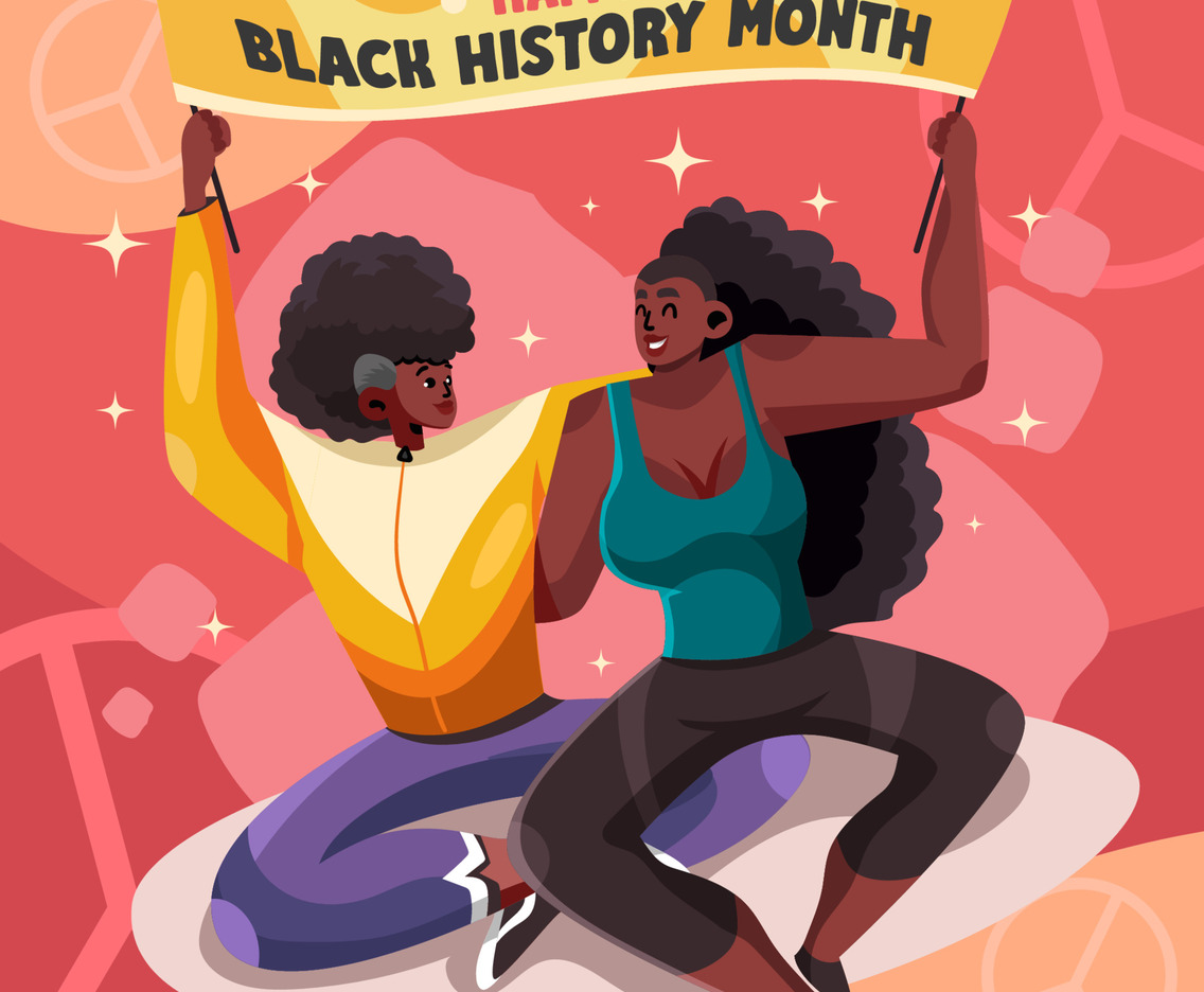 Women Solidarity Black History Month Concept