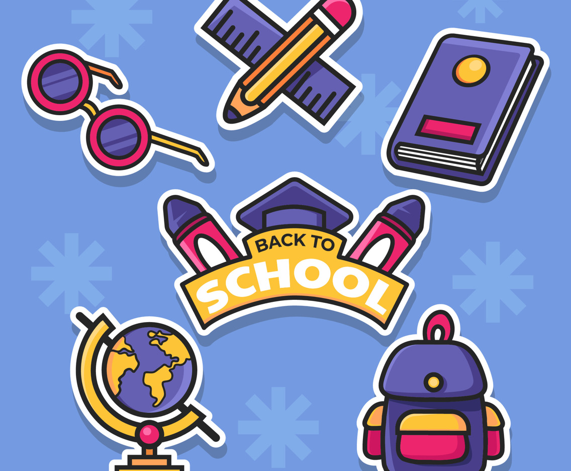 Back to School Sticker Set