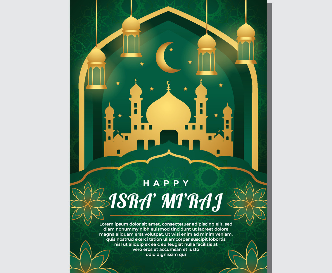 Isra Miraj Islamic Poster