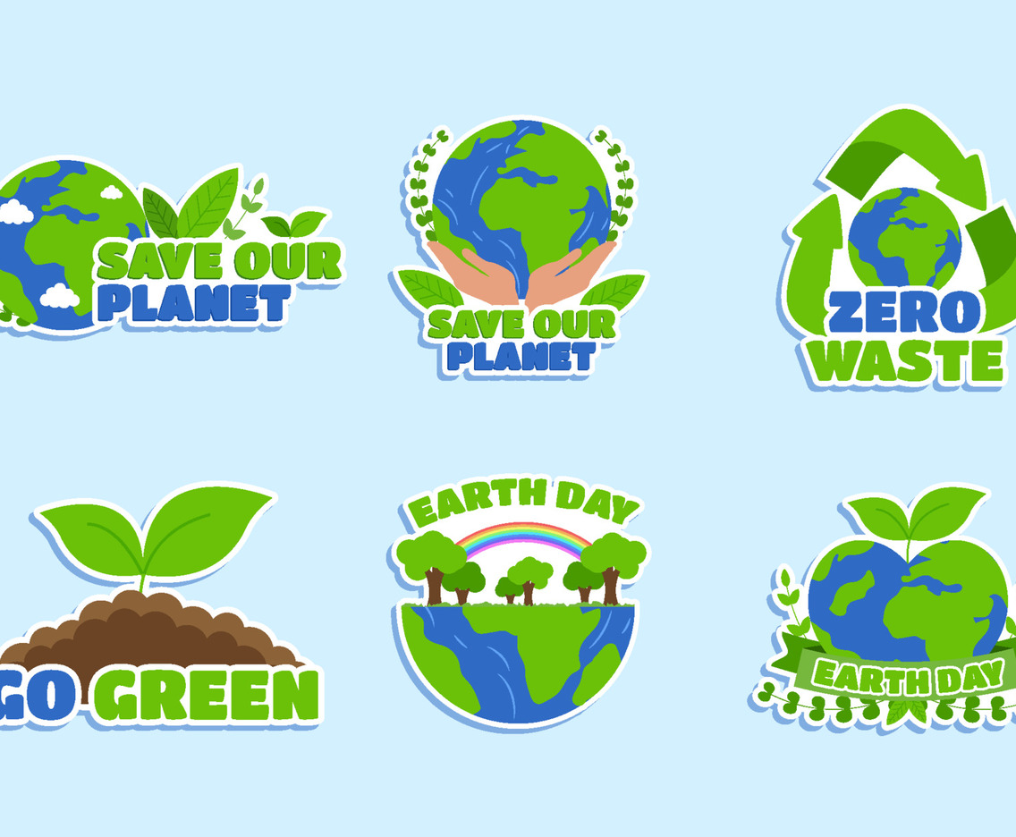 Earth Day Sticker