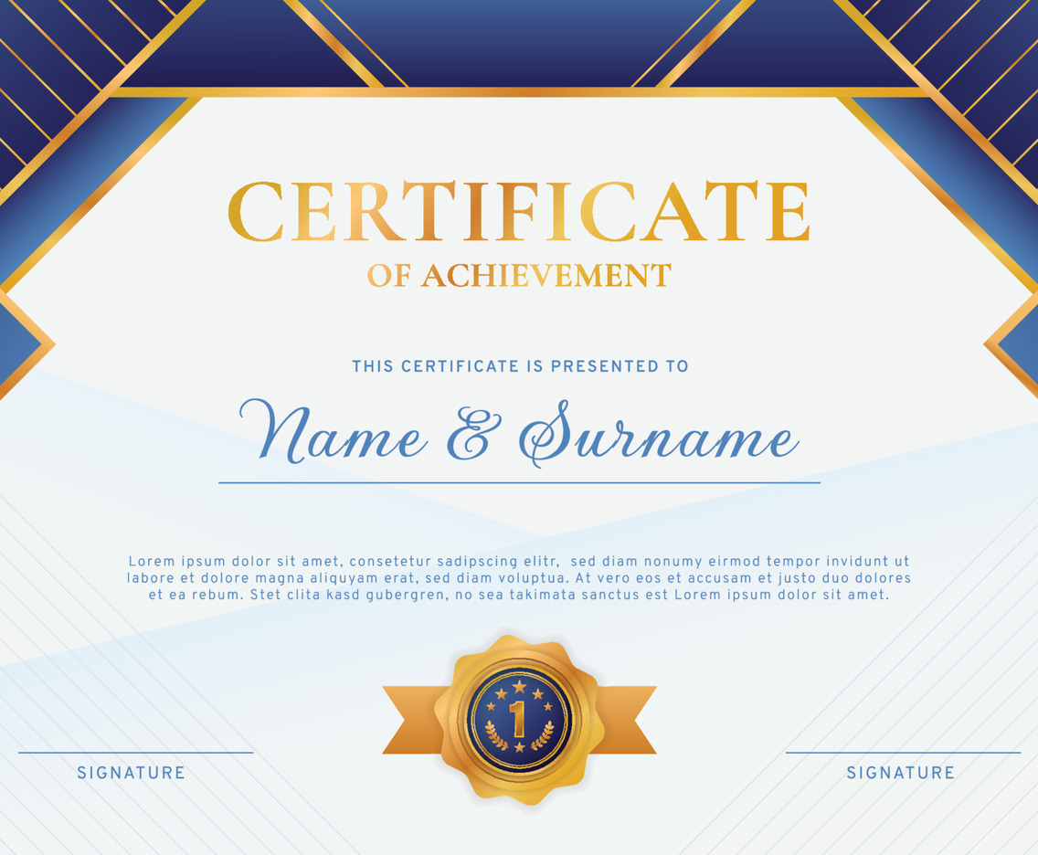 Certificate of Graduation Template