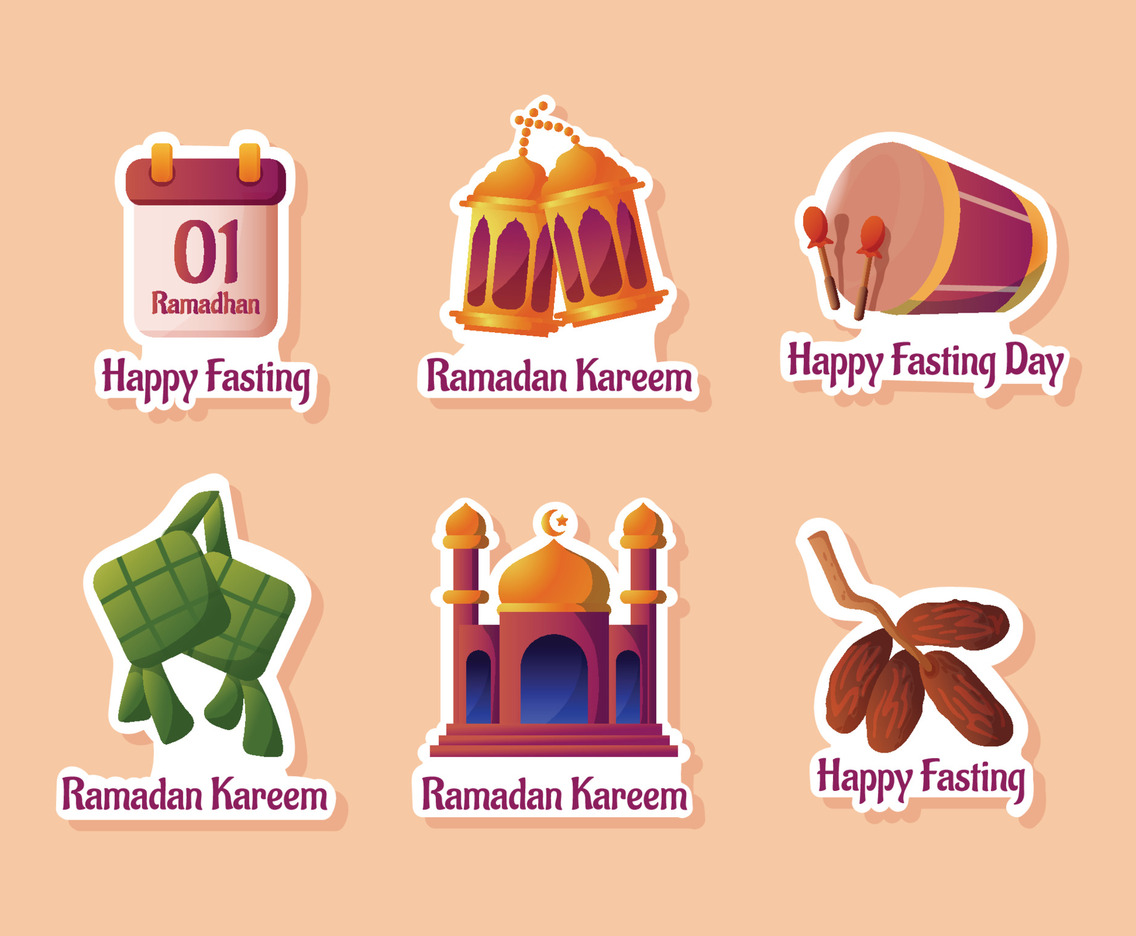 Happy Fasting Day Sticker
