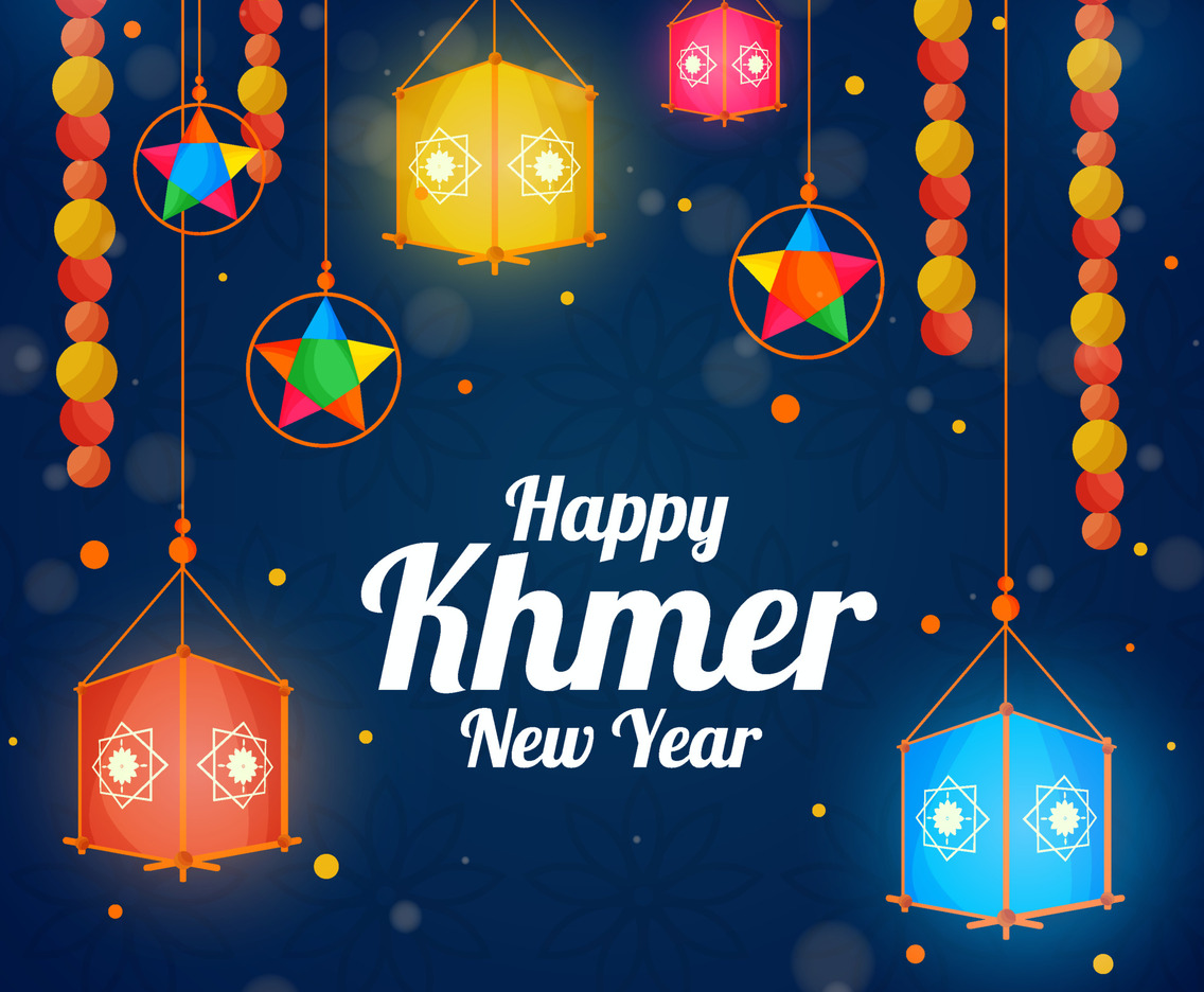 Background of Khmer New Year Event