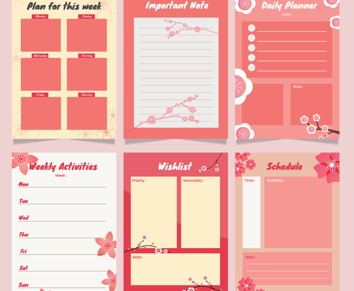 Cherry Blossom Journal