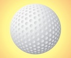 Golf Ball Vector